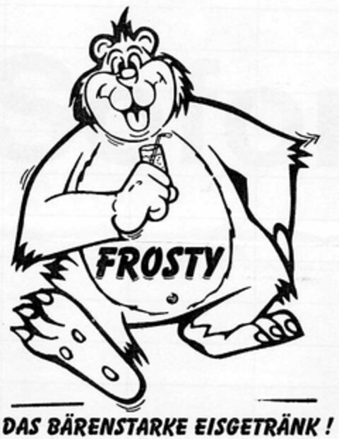 FROSTY DAS BÄRENSTARKE EISGETRÄNK ! Logo (DPMA, 09/06/2002)