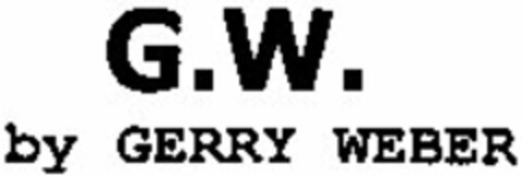 G.W. by GERRY WEBER Logo (DPMA, 24.11.2003)