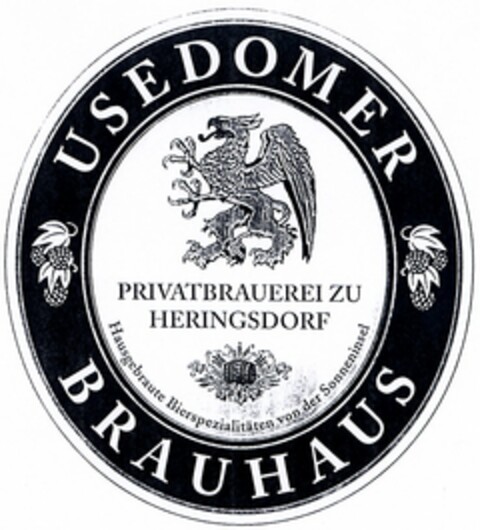 USEDOMER BRAUHAUS Logo (DPMA, 08.03.2004)