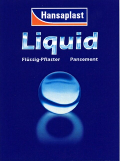 Hansaplast Liquid Flüssig-Pflaster Pansement Logo (DPMA, 09.09.2004)