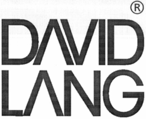 DAVID LANG Logo (DPMA, 04.04.2005)