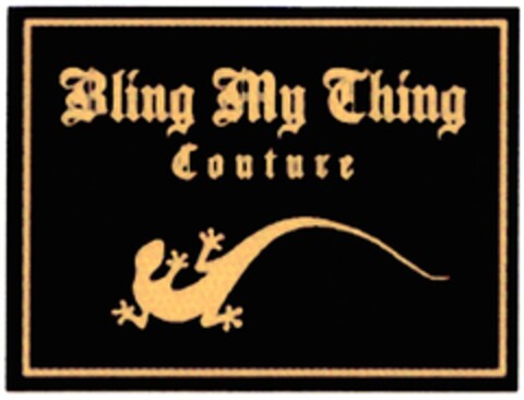 Bling My Thing Couture Logo (DPMA, 21.12.2006)