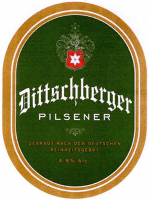 Dittschberger PILSENER Logo (DPMA, 07/17/2007)