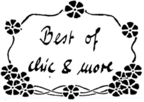 Best of chic & more Logo (DPMA, 12.11.1994)