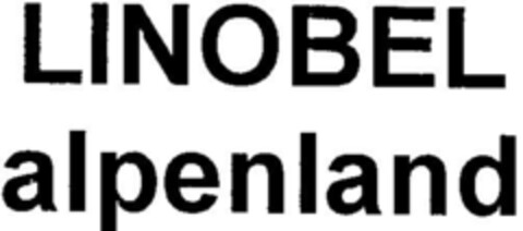 LINOBEL alpenland Logo (DPMA, 01.12.1998)