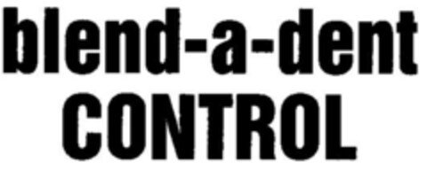 blend-a-dent CONTROL Logo (DPMA, 05.10.1985)