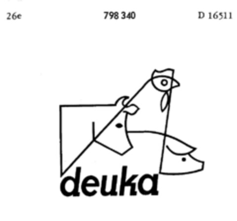 deuka Logo (DPMA, 10.01.1964)