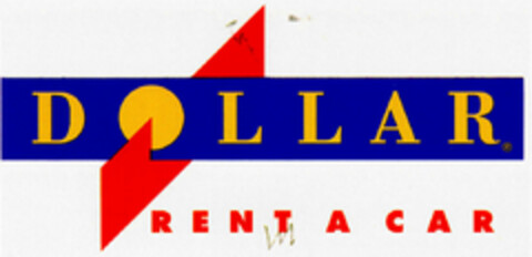 DOLLAR RENT A CAR Logo (DPMA, 25.06.1991)