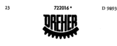 DREHER Logo (DPMA, 24.10.1958)