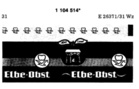Elbe-Obst Elbe-Obst Logo (DPMA, 16.01.1987)
