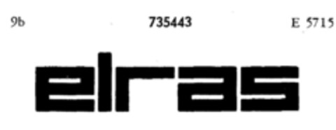 elras Logo (DPMA, 17.07.1958)