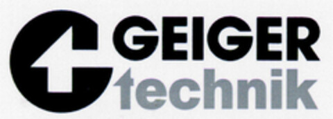 GEIGER technik Logo (DPMA, 05/24/1991)