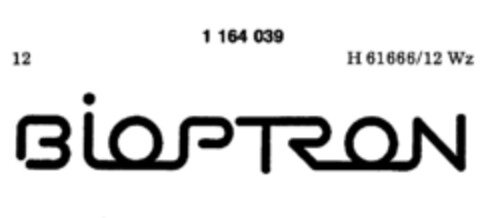 BiOPTRON Logo (DPMA, 22.05.1989)