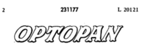 OPTOPAN Logo (DPMA, 02/10/1919)