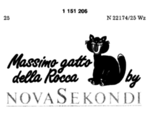 Massimo gatto della Rocca by NOVASEKONDI Logo (DPMA, 28.01.1989)