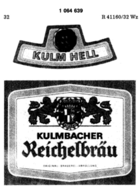 KULMBACHER Reichelbräu Logo (DPMA, 07.07.1983)