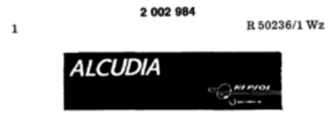ALCUDIA REPSOL QUIMICA Logo (DPMA, 05.12.1990)