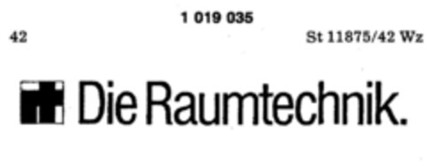 Die Raumtechnik Logo (DPMA, 02.04.1979)