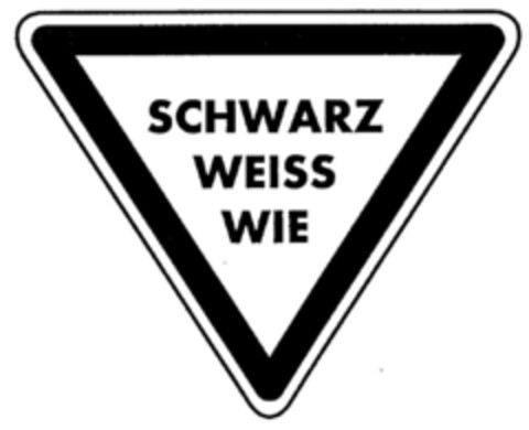 SCHWARZ WEISS WIE Logo (DPMA, 11.07.2001)