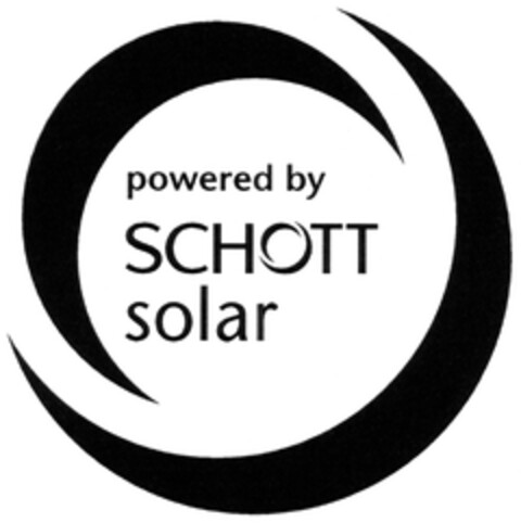 powered by SCHOTT solar Logo (DPMA, 08.05.2008)