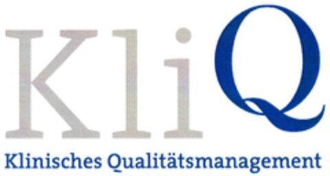 Kli Q Klinisches Qualitätsmanagement Logo (DPMA, 02/03/2012)