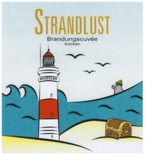 STRANDLUST Brandungscuvée trocken Logo (DPMA, 06/10/2013)