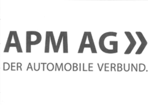 APM AG DER AUTOMOBILE VERBUND. Logo (DPMA, 12.07.2016)