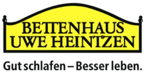 BETTENHAUS UWE HEINTZEN Gut schlafen - Besser leben. Logo (DPMA, 12.07.2017)