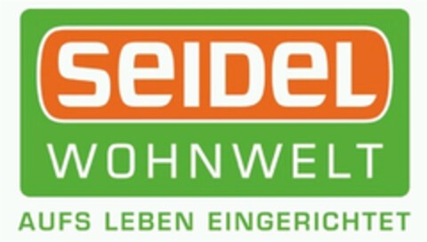 SEIDEL WOHNWELT AUFS LEBEN EINGERICHTET Logo (DPMA, 15.06.2017)