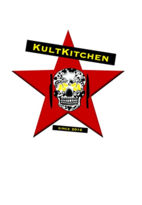 KULTKITCHEN SINCE 2016 Logo (DPMA, 26.02.2019)