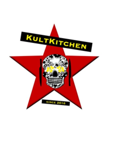 KULTKITCHEN SINCE 2016 Logo (DPMA, 02/26/2019)