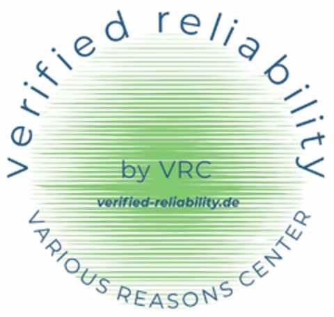 verified reliability VARIOUS REASONS CENTER by VRC verified-reliability.de Logo (DPMA, 04.12.2022)