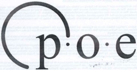 p·o·e Logo (DPMA, 03.05.2002)