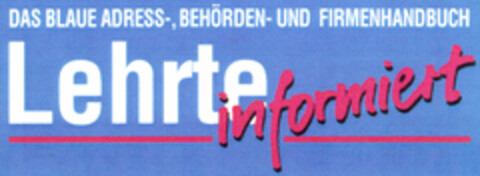 Lehrte informiert Logo (DPMA, 06/09/1995)