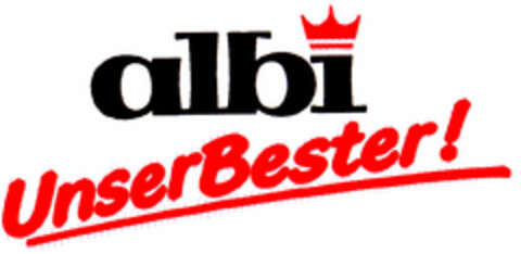 albi UnserBester! Logo (DPMA, 21.06.1995)