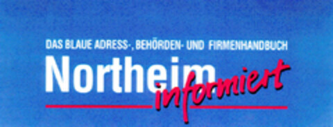 DAS BLAUE Northeim informiert Logo (DPMA, 11/18/1995)