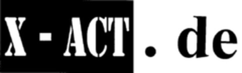 X - ACT.de Logo (DPMA, 14.05.1996)