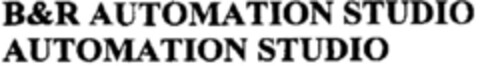 B&R AUTOMATION STUDIO Logo (DPMA, 16.08.1996)