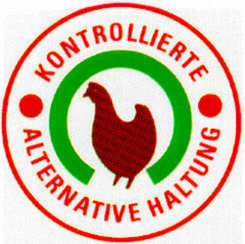 KONTROLLIERTE ALTERNATIVE HALTUNG Logo (DPMA, 05.09.1996)