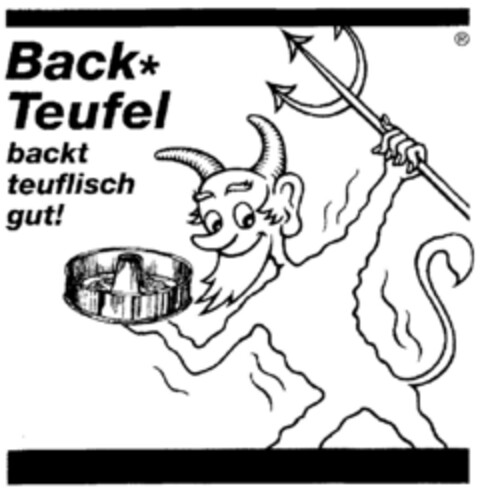 Back Teufel backt teuflisch gut! Logo (DPMA, 08/26/1998)