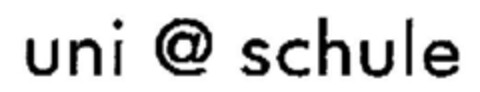 uni @ schule Logo (DPMA, 02.02.1999)