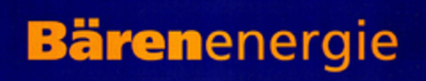 Bärenenergie Logo (DPMA, 10/27/1999)