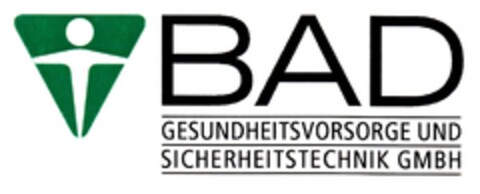 BAD GESUNDHEITSVORSORGE UND SICHERHEITSTECHNIK GMBH Logo (DPMA, 11.01.1994)