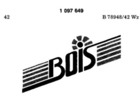 BOIS Logo (DPMA, 12.03.1986)