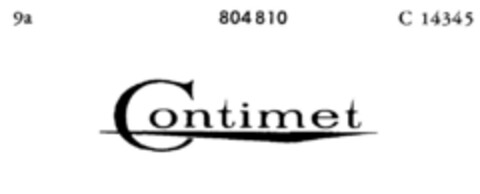 Contimet Logo (DPMA, 23.12.1963)