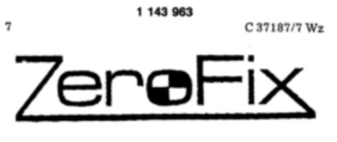 ZeroFix Logo (DPMA, 22.12.1987)