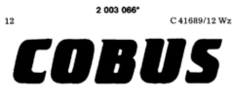 COBUS Logo (DPMA, 12.04.1991)