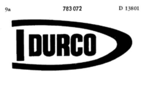 I DURCO Logo (DPMA, 07.03.1962)