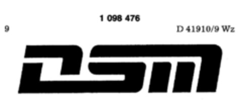 DSM Logo (DPMA, 26.02.1986)