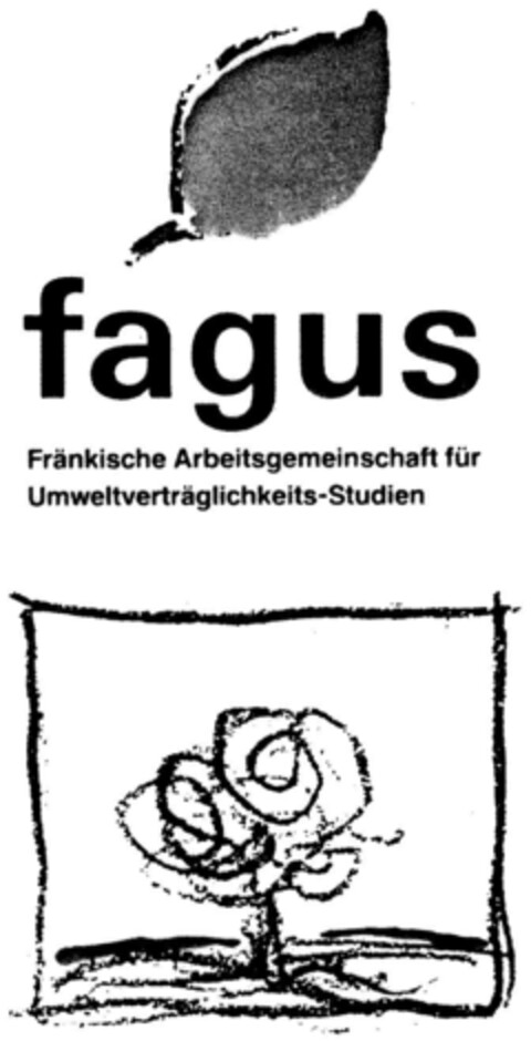 fagus Fränkische Arbeitsgemeinschaft für Umweltverträglichkeits-Studien Logo (DPMA, 12/12/1990)